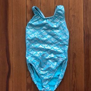 Snowflake Designs-girls gymnastics leotard